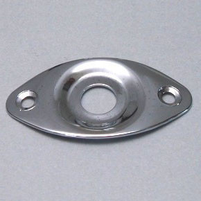 IBANEZ Buchsenblech (oval) - für ausgewählte GIO / GART / SIGNATURE modelle chrom (4JP1UG1C)