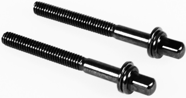 TAMA Tension bolt W7/32xL54mm w/ metal washer (2pcs/set) - Black Nickel (MS654SHPBN)
