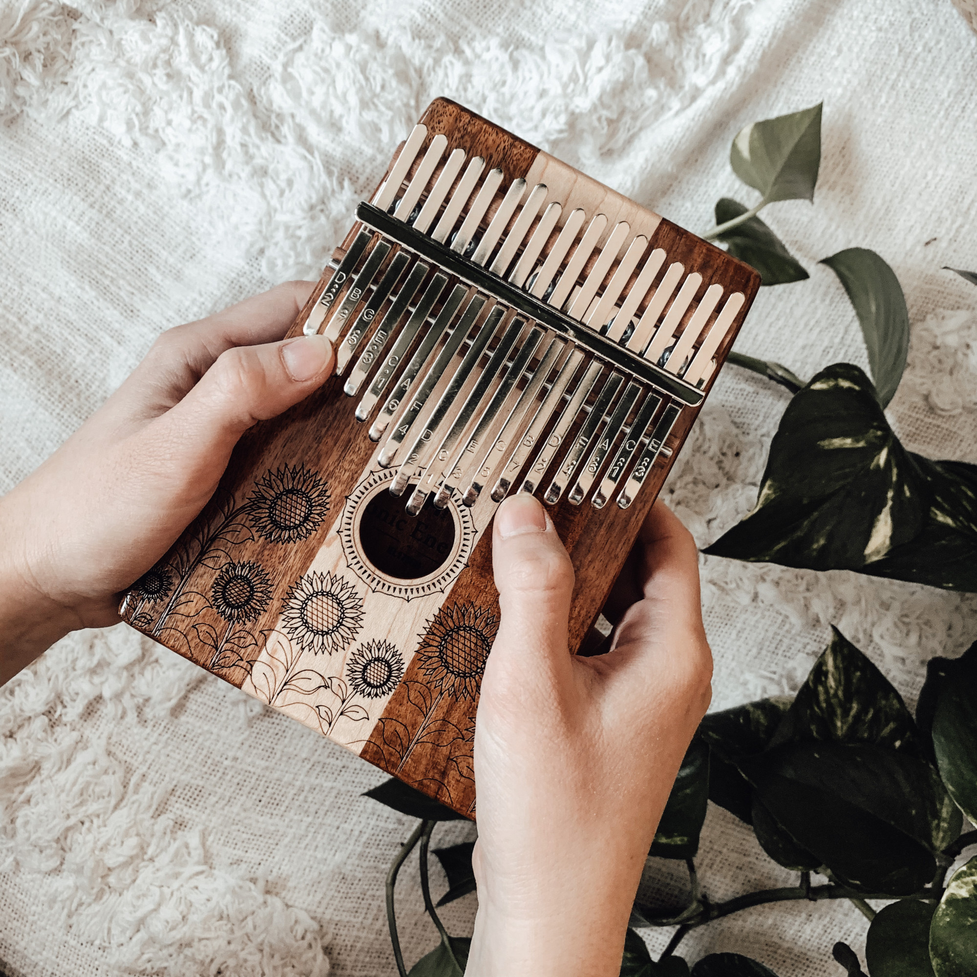 Meinl Sonic Energy Sound Hole Kalimba, 17 Töne, Ahorn + Akazie (KL1706H)