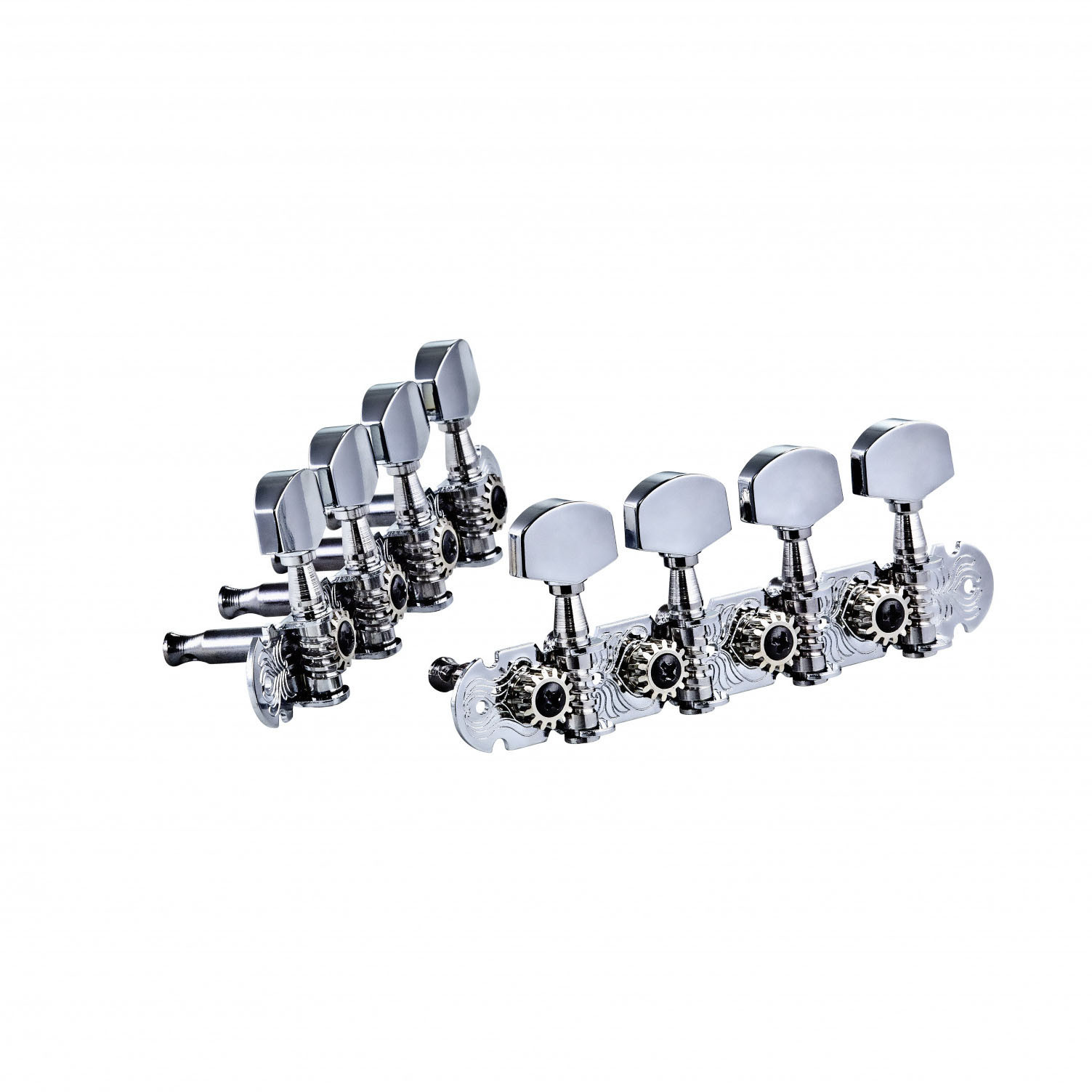 ORTEGA A-Style Mandolin Standard Tuning Machines - Chrome (OTMMASTD-CR)