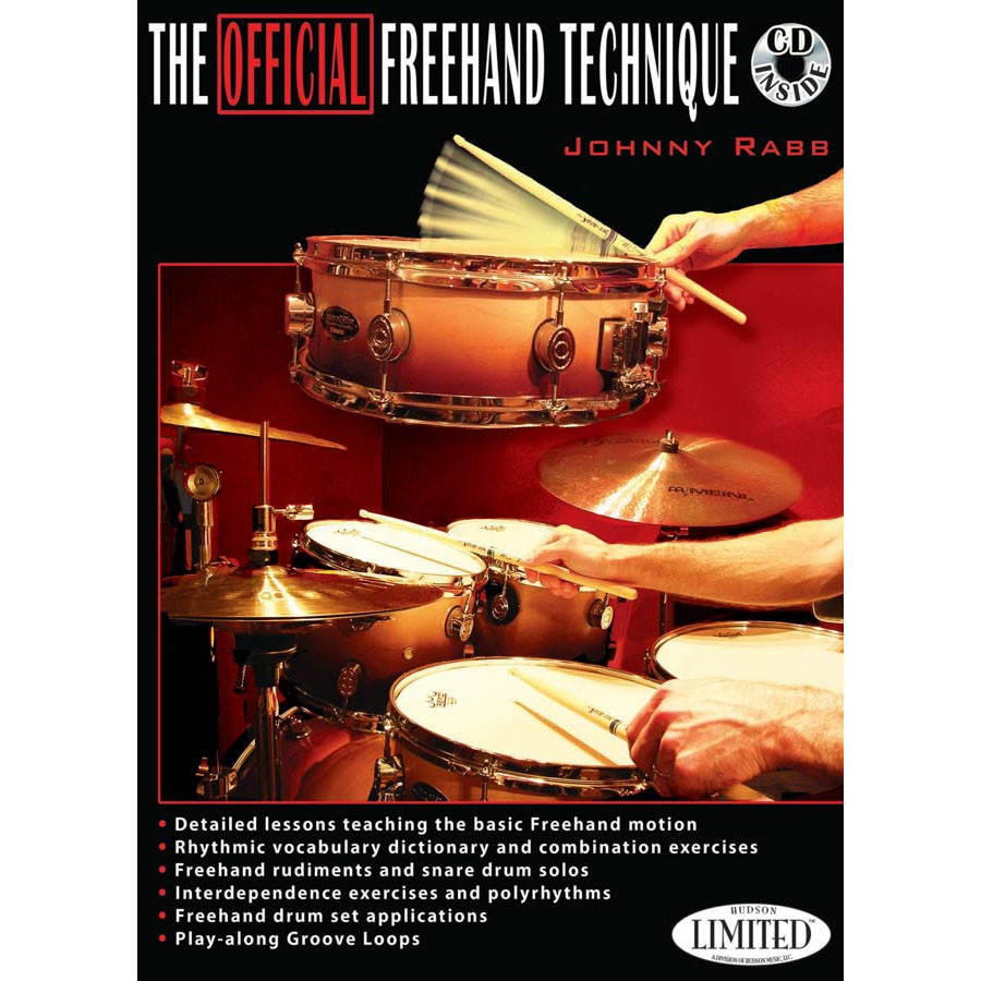 Johnny Rabb "The Official Freehand Technique" textbook incl. CD - English (JRABBBUCH2)