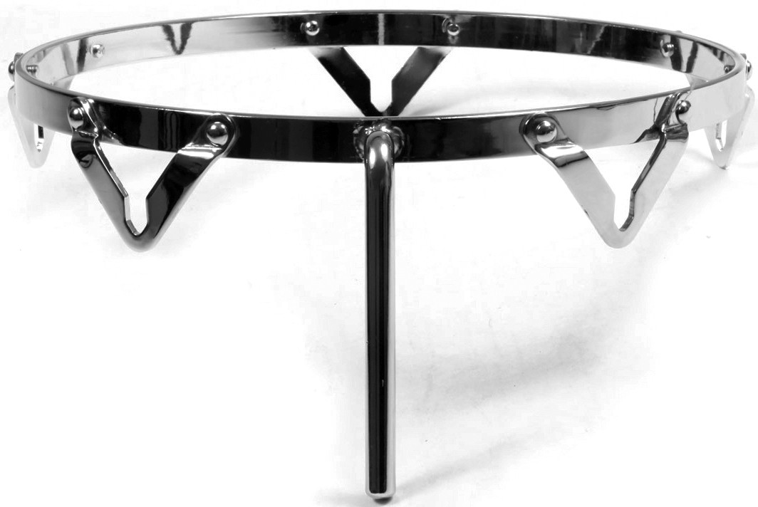 MEINL Percussion - 10" TTR-Spannreifen mit Griff für Livesound Conga chrom (LRIM10)