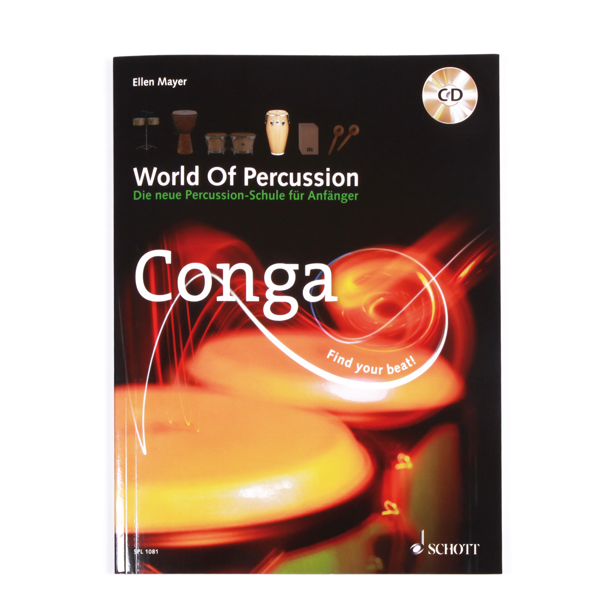 Ellen Mayer "World Of Percussion Conga" Lehrbuch inkl. CD - Deutsch (WOP-CONGA)