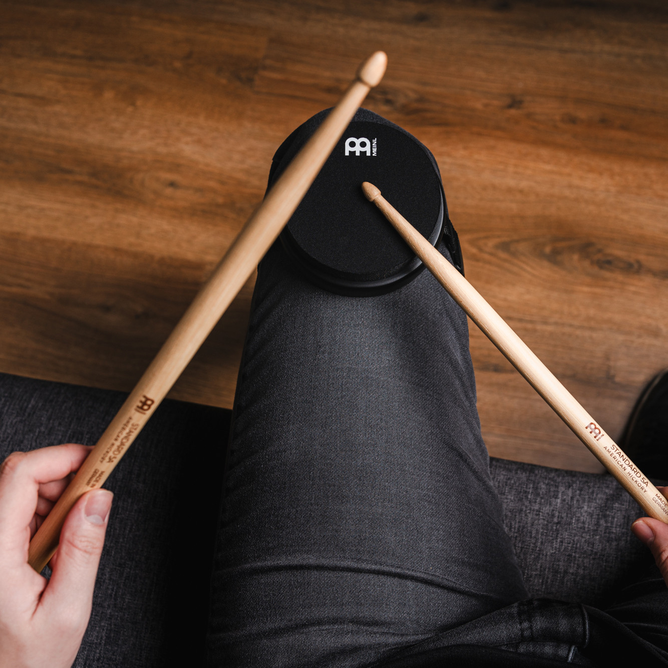 MEINL Cymbals 4" Knee Marshmallow Pad - Black
 (MKMP4BK)