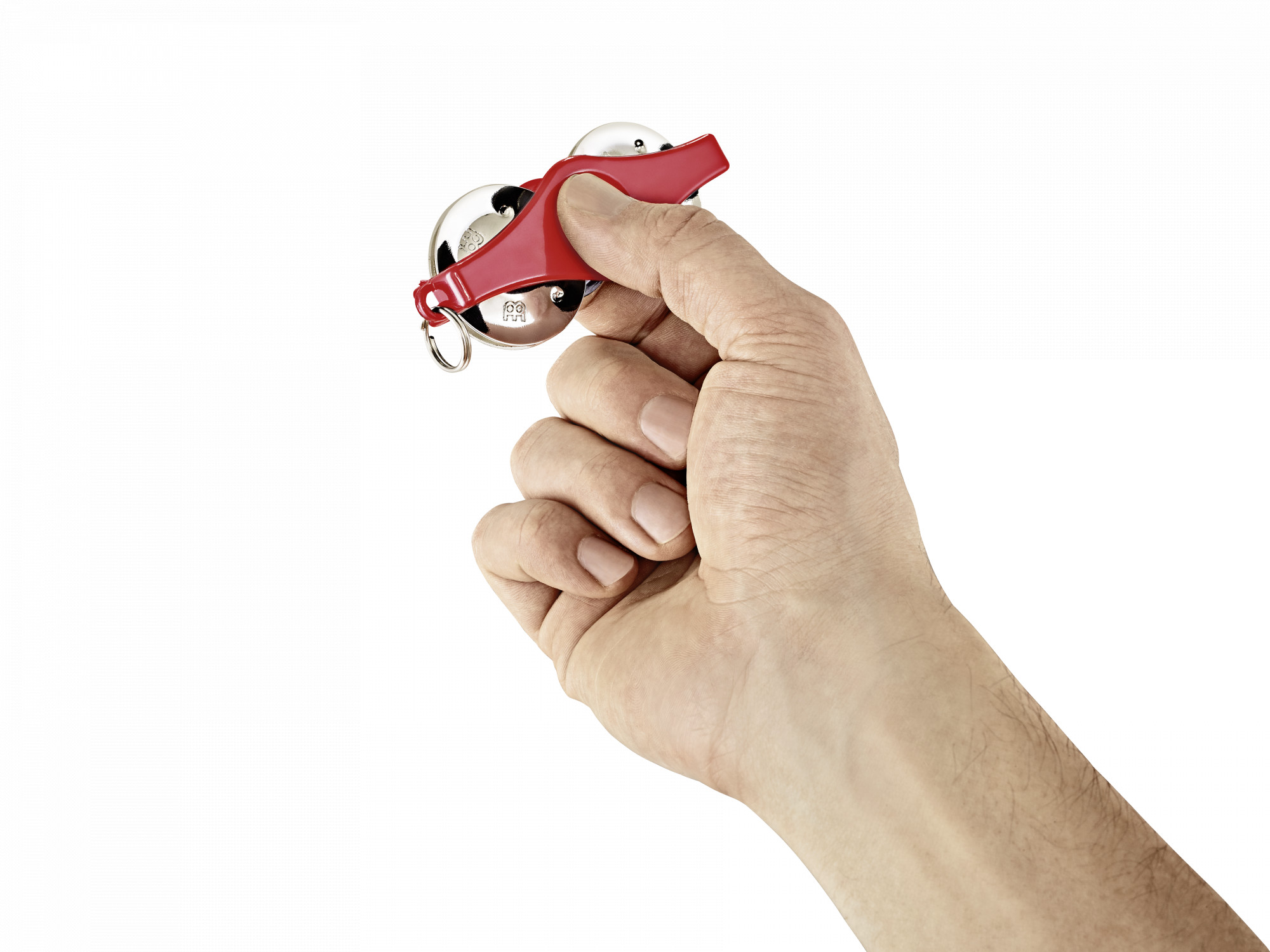 MEINL Percussion Key Ring Tambourine - red (KRT-R)