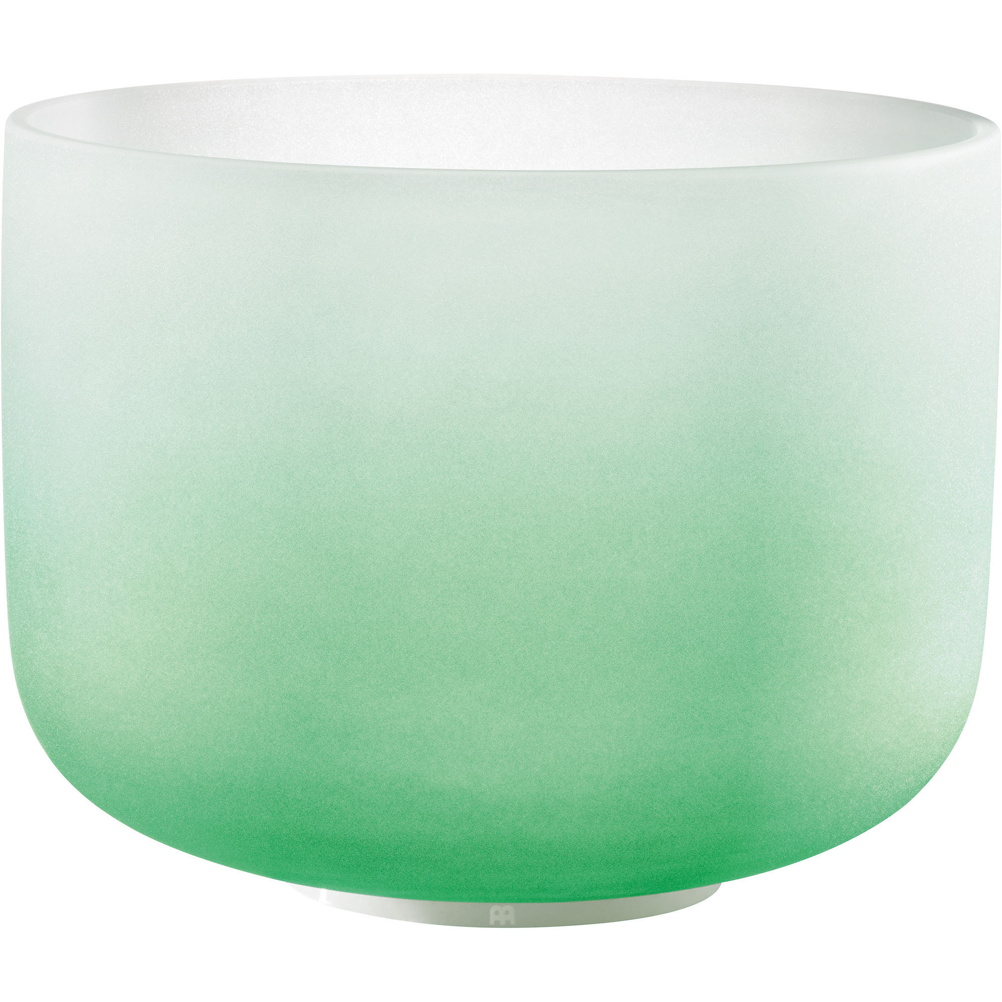 Meinl Sonic Energy 11" color-frosted Crystal Singing Bowl F4, Green, 440 Hz, Heart Chakra (CSBC11F)