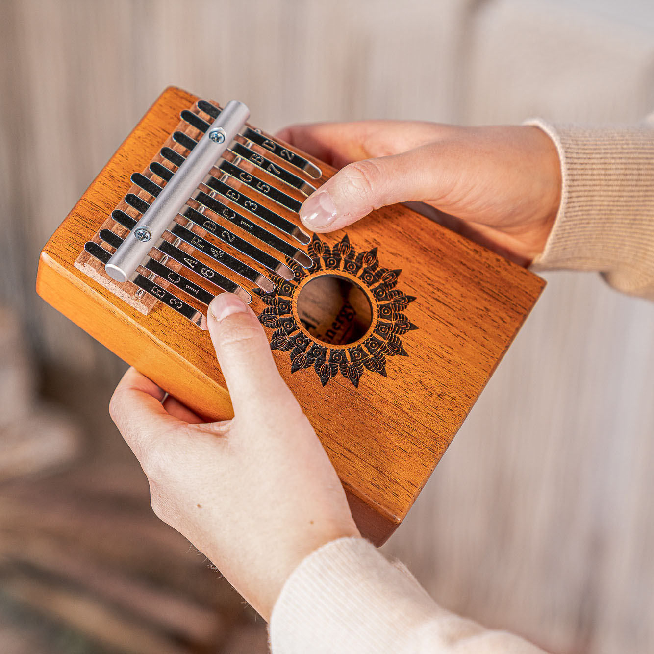 Meinl Sonic Energy Soundhole Kalimba - 10 Töne / Mahagoni (KL1008H)