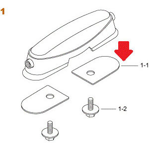 TAMA Gummiplatte für MSL35 (MSL35-4)