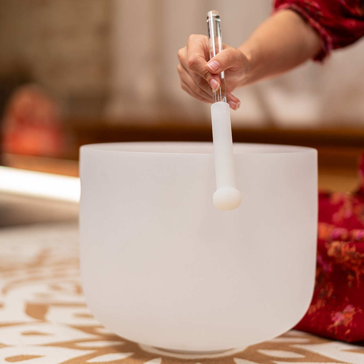 Meinl Sonic Energy Half-coated Crystal Silicone Rod - medium/silicone tip (CSBRHMT)