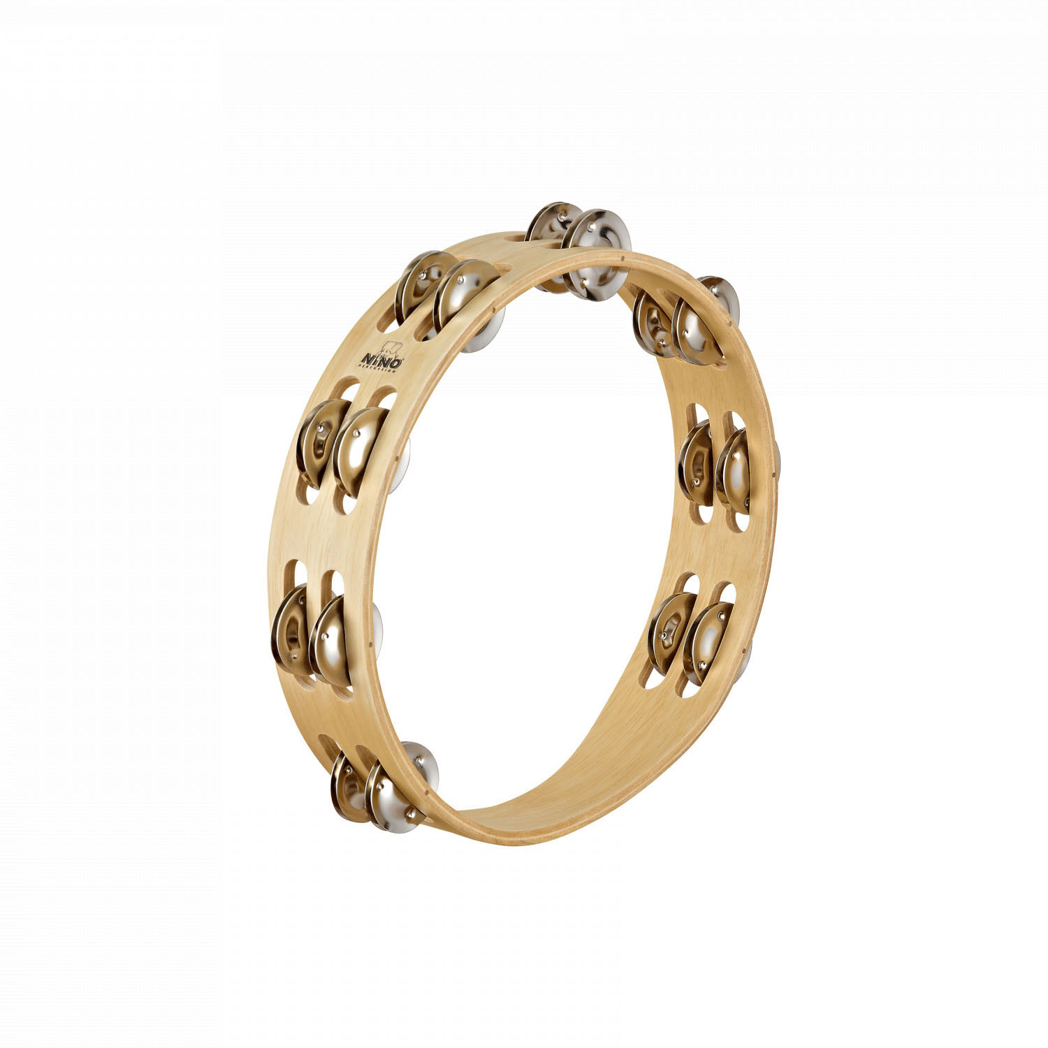 NINO Percussion Wood Tambourine - 10" (NINO15)