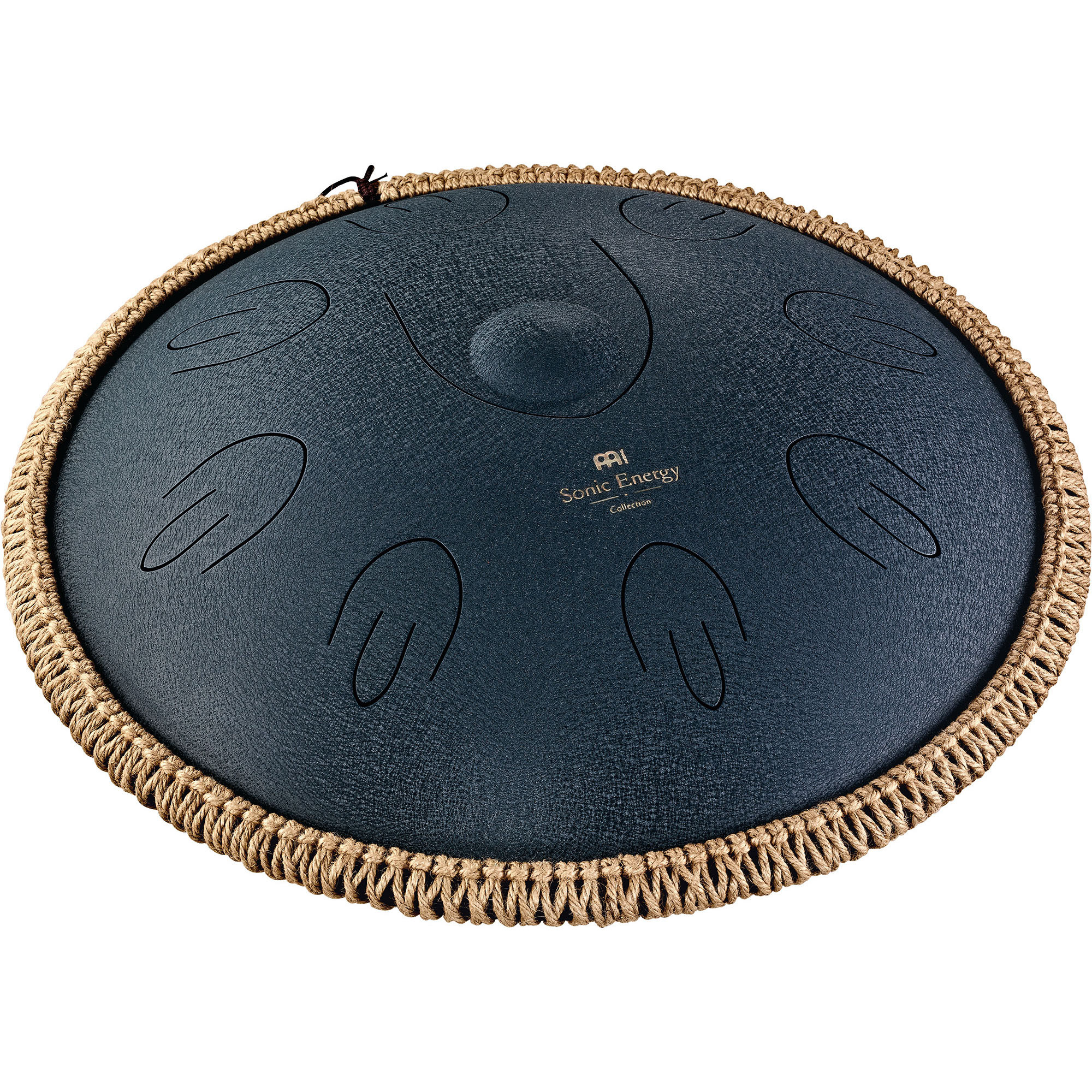 Meinl Sonic Energy 16" Octave Steel Tongue Drum, D Amara, 9 Töne, 440 Hz, Marineblau (OSTD2NB)