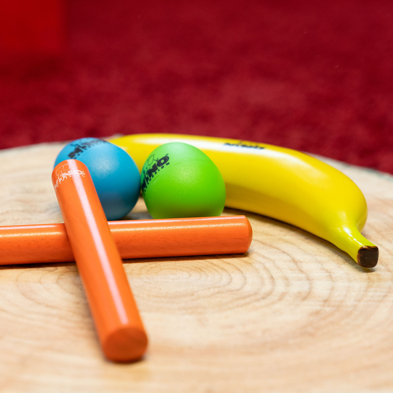 NINO Percussion Rhythmus Set für Kinder - 4 teilig  (NINOSET7)