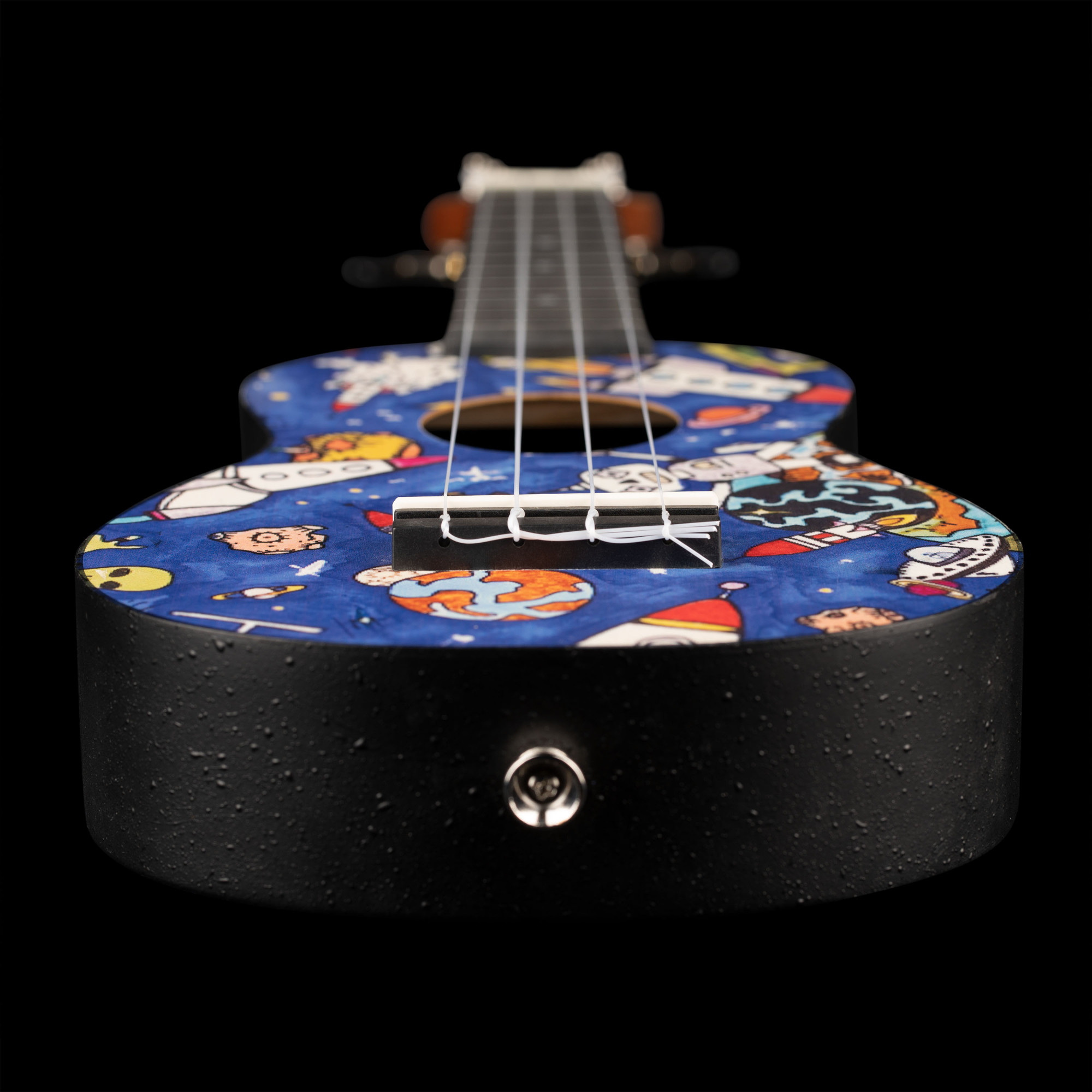 KEIKI K2 Serie Sopran Ukulele Set - Agathis / ABS Spaceman (K2-SP)