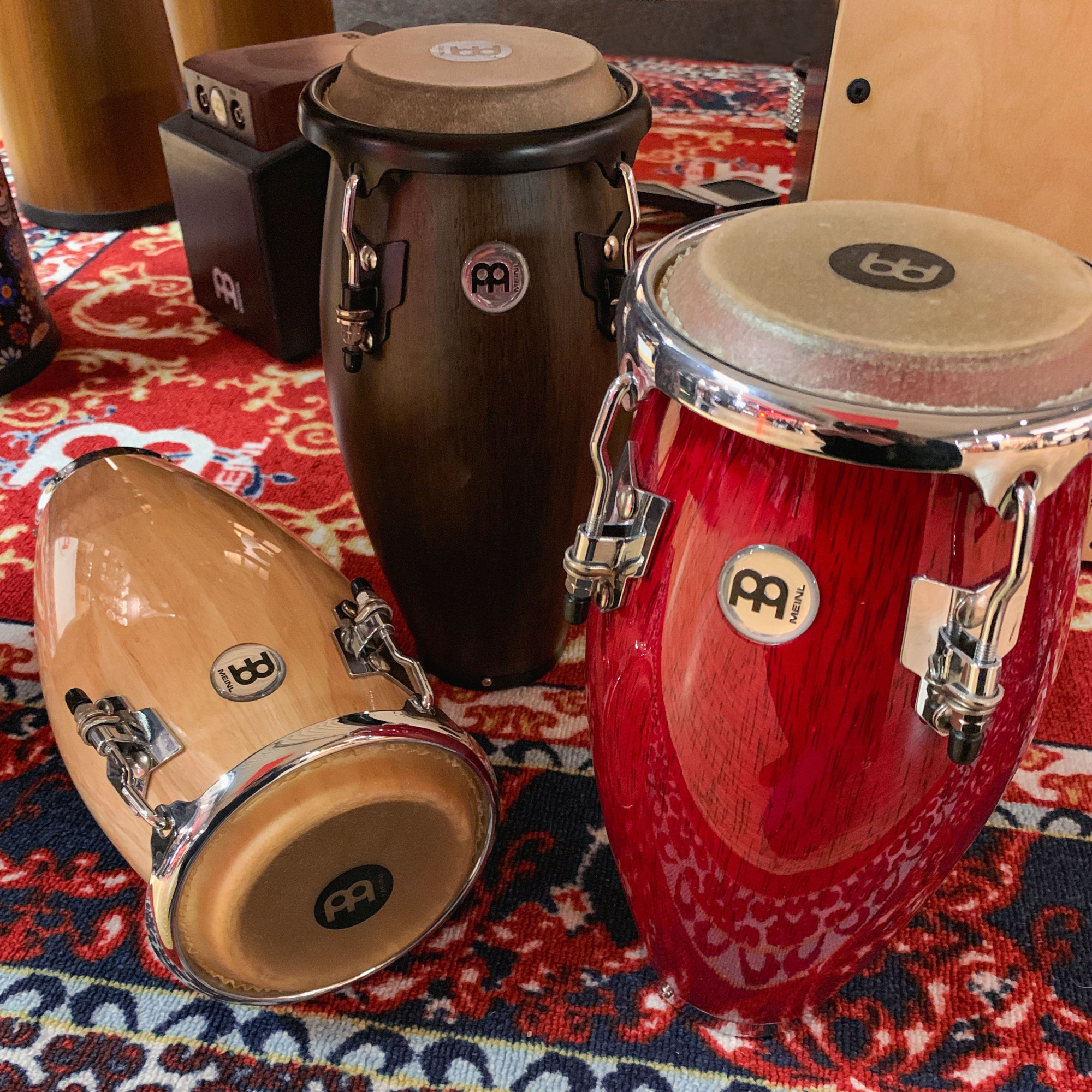 MEINL Percussion Mini Conga 4,5" - Wine Red (MC100WR)
