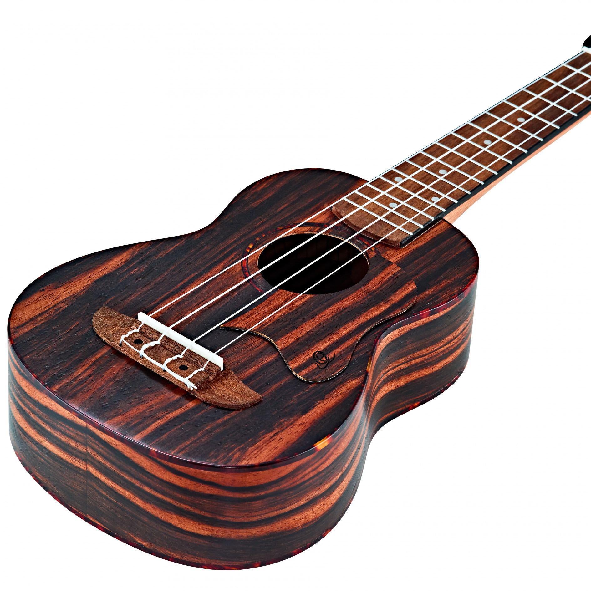 ORTEGA Tenor/Baritone-Ukulele-Pickguard - Ebony (OWPTB-EB)