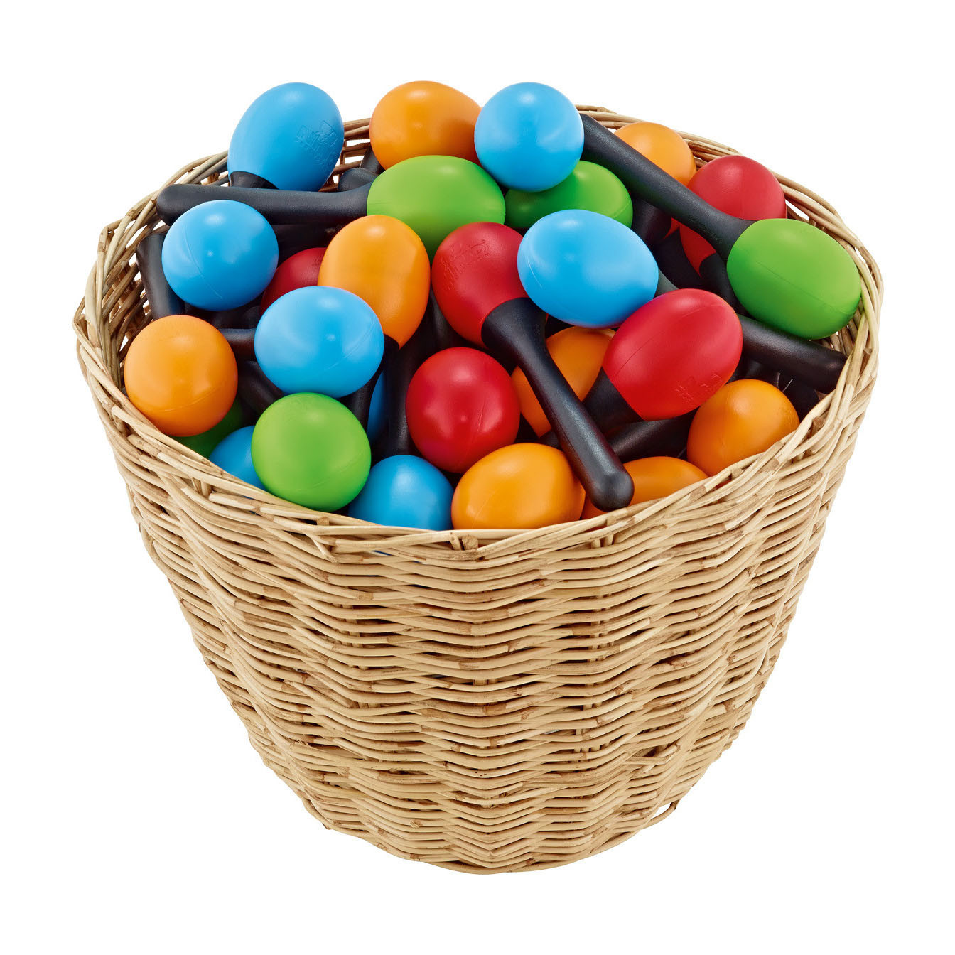 NINO Percussion Plastic Egg Maracas Sortiment - 48 teilig (VE48-NINO569)