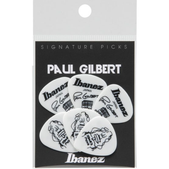 IBANEZ Paul Gilbert Signature Picks - 6er Pack (B1000PG-WH)