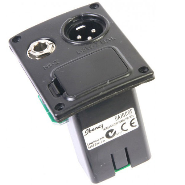 IBANEZ Ausgangsbuchse & Batteriehalter mit XLR - für SRTC Vorverstärker (1B-5AJB05F)