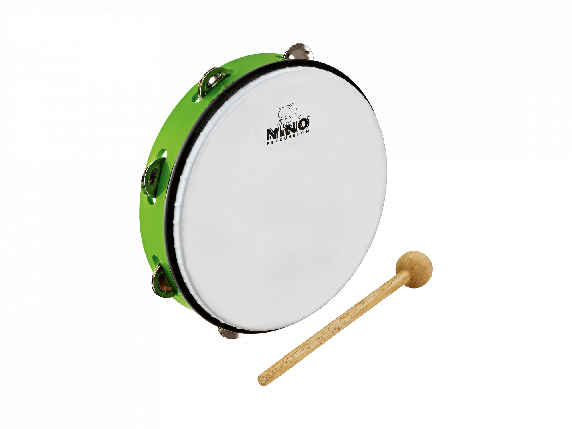 NINO Percussion Molded ABS Tambourine - 10" (NINO24GG)