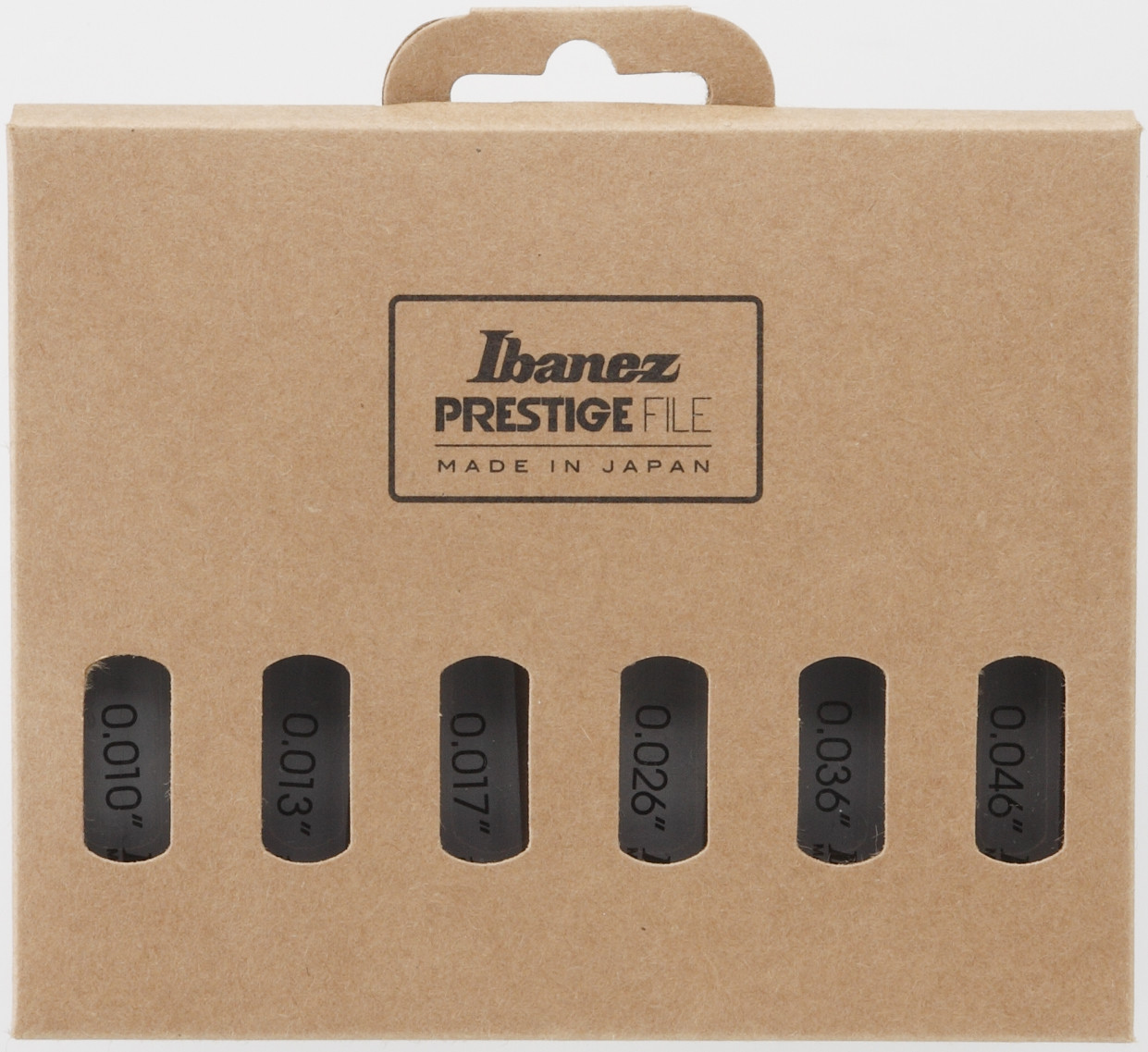IBANEZ Prestige Nut File Set for Electric Guitars - (.010/.013/.017/.026/.036/.046) (4449EG61X)