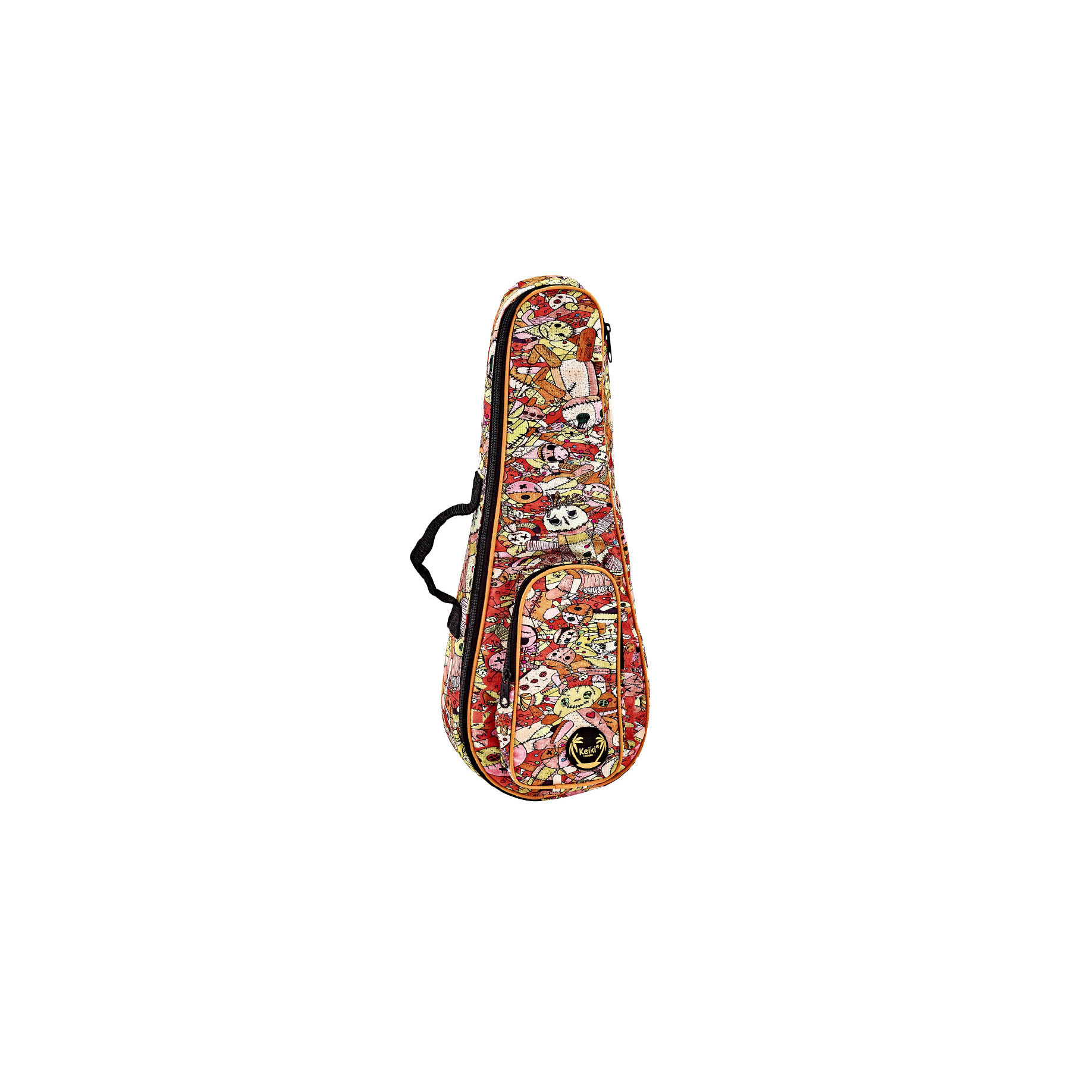 KEIKI Designer Serie Sopran Ukulele Bag - Voodoo Puppet (KUB-VP-SO)