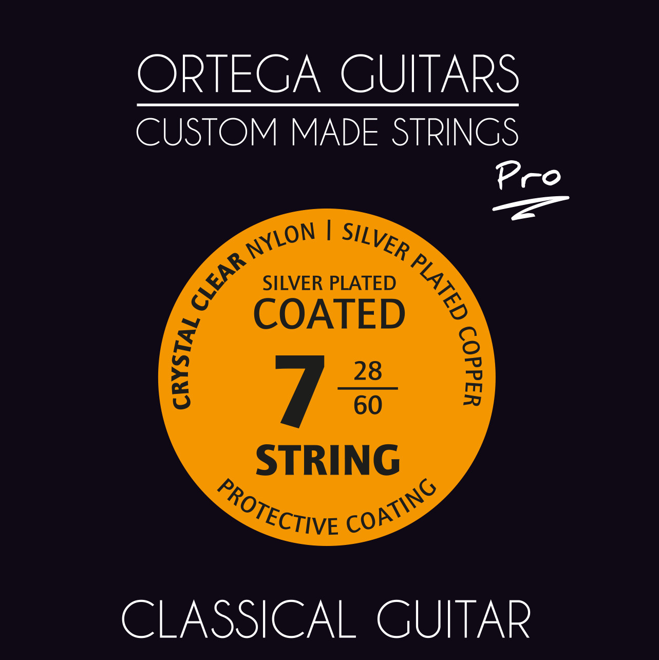 ORTEGA Custom Made Strings Pro - Konzertgitarre 7 String (NYP7)