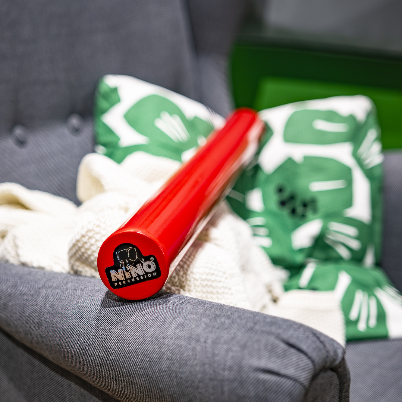 NINO Percussion Synthetic Rainstick 61cm - Rot (NINO-LSRS-R)