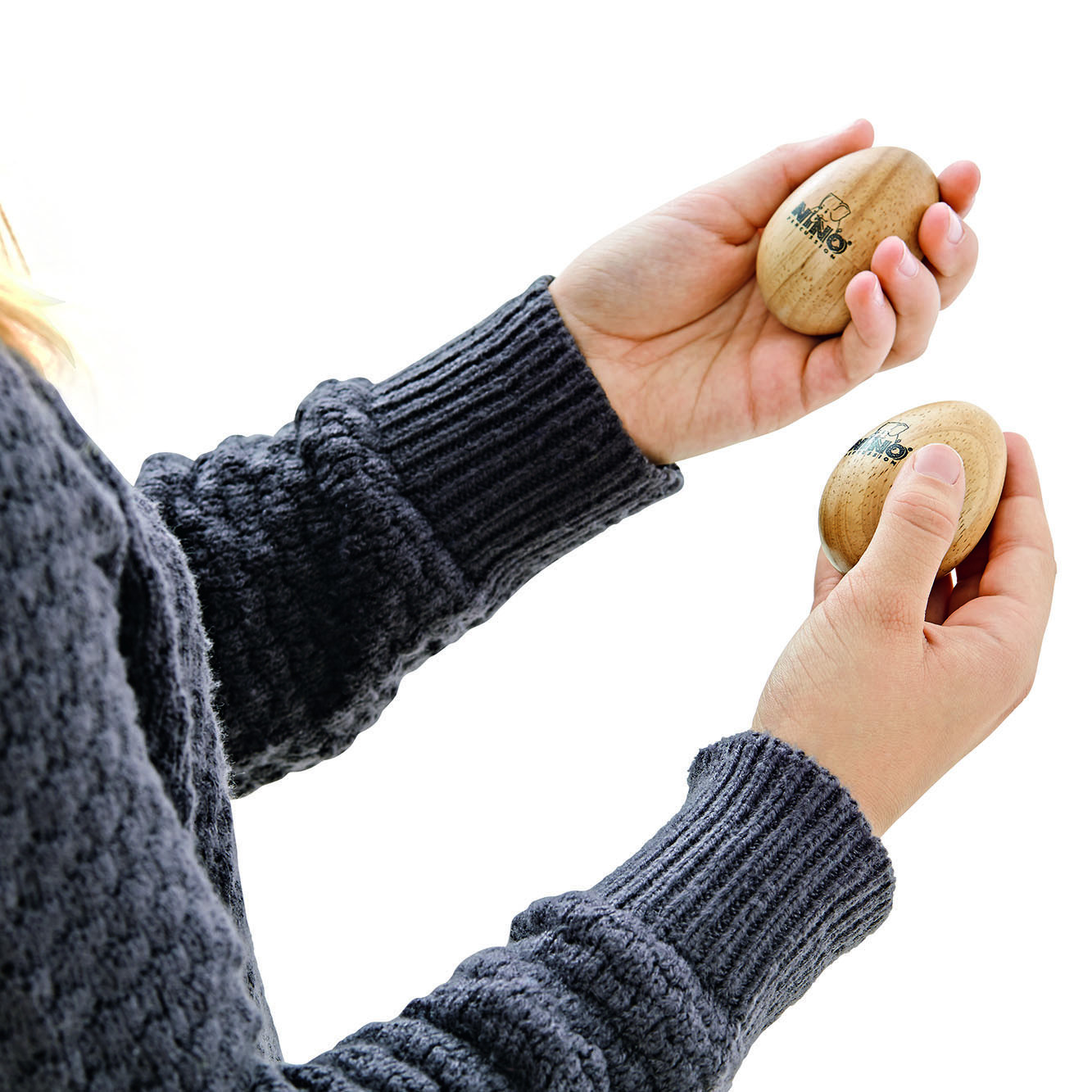 NINO Percussion Wood Egg Shaker  (NINO562-2)