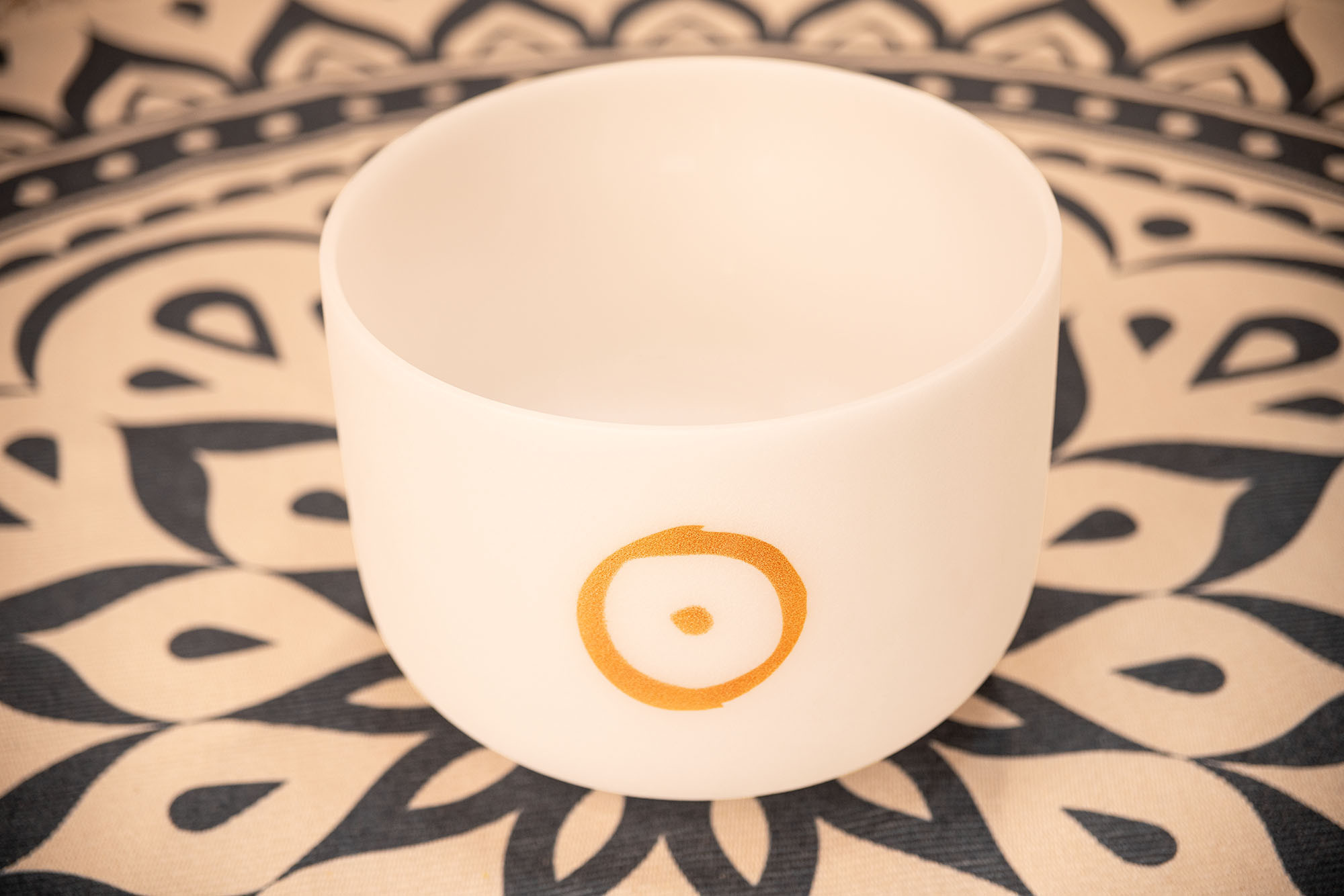 Meinl Sonic Energy 12" Planetary Tuned Crystal Singing Bowl, Sun 126.22 Hz (PCSB12S)