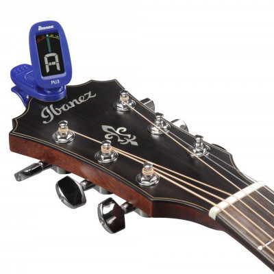 IBANEZ Chromatic / Automatic Clip Tuner - Blue (PU3-BL)