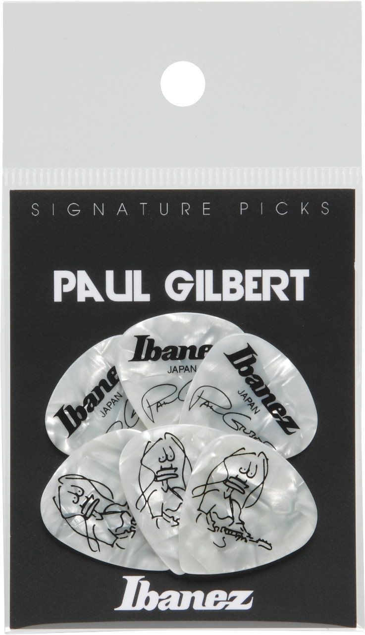 IBANEZ Paul Gilbert Signature Picks - 6er Pack (B1000PG-PW)
