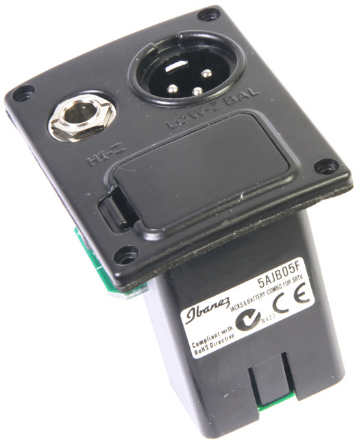 IBANEZ Ausgangsbuchse & Batteriehalter mit XLR - für SRTC Vorverstärker (1B-5AJB05F)