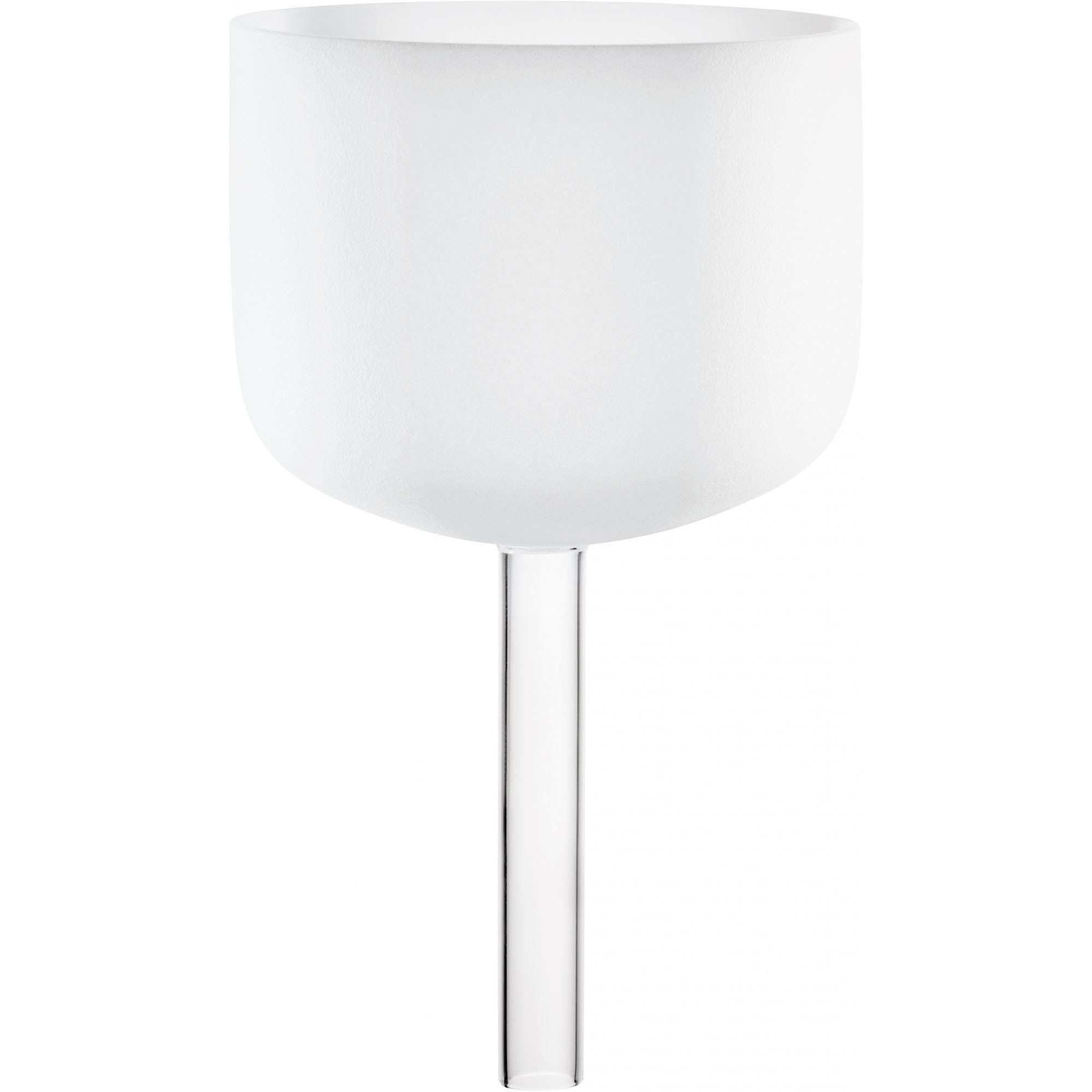 Meinl Sonic Energy 8" white-frosted Crystal Singing Bowl mit Griff H4, 432 Hz, Kronenchakra (CSBH8B)