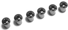 IBANEZ string stopper 6 piece unit (top-side / chrome) - for ADC120-BK/ADD120-MG/ADX120-BK (4SS1H1C)