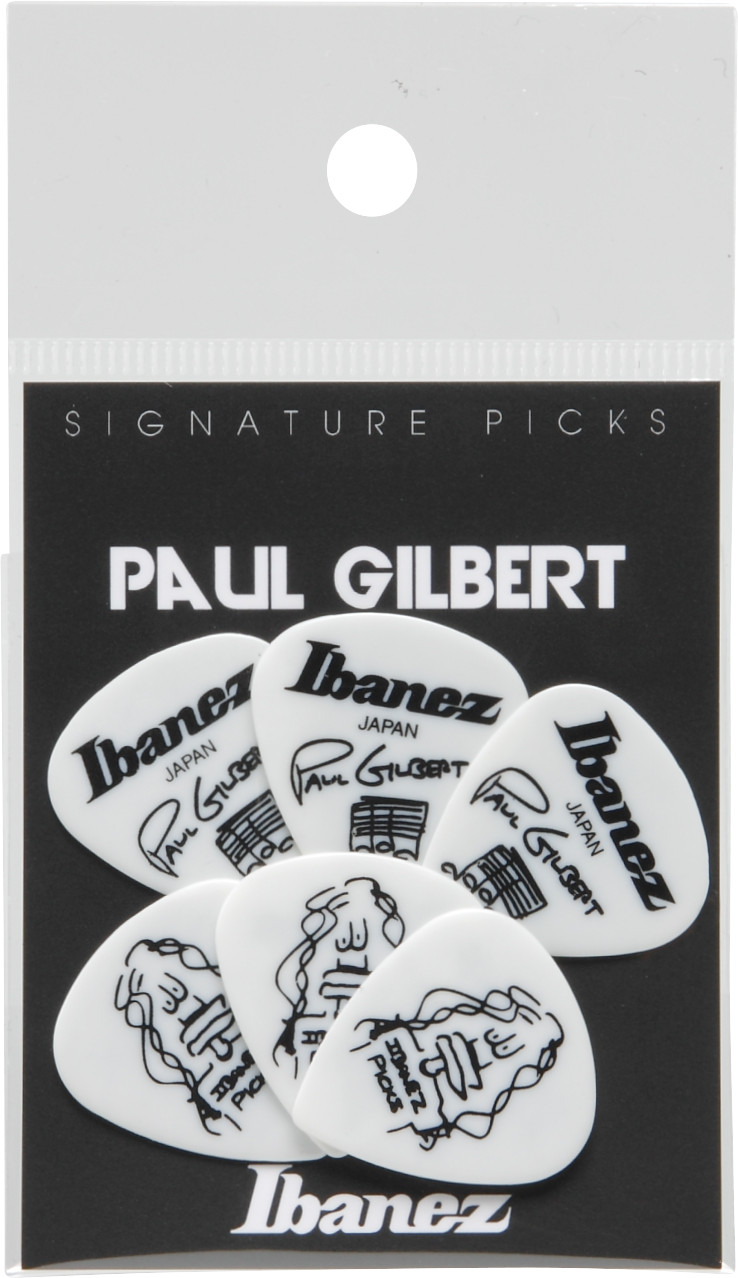 IBANEZ Paul Gilbert Signature Picks - 6er Pack (B1000PG-WH)