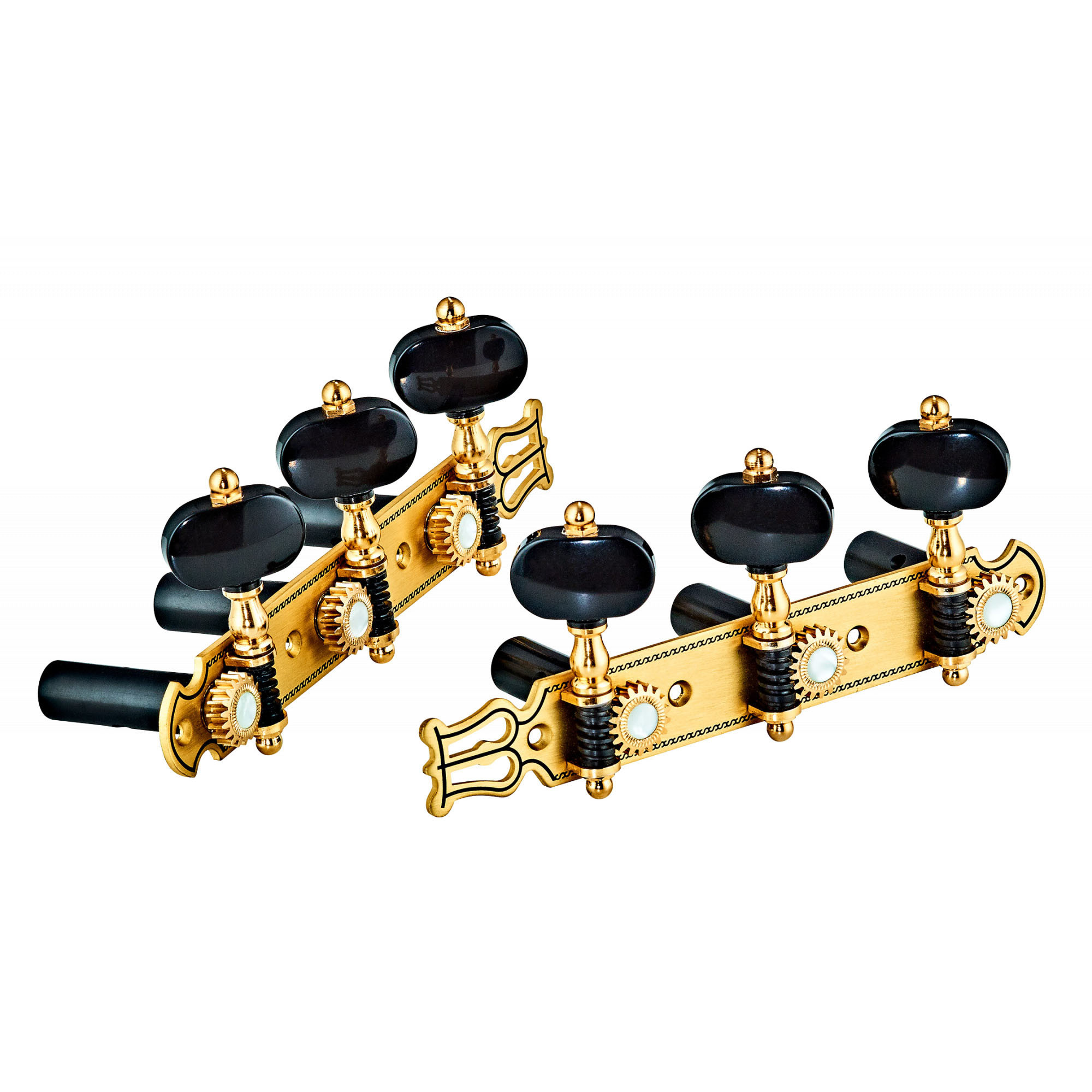 ORTEGA Premium Guitar Tuning Machines - Gold/Black (OTMPREMIUM)
