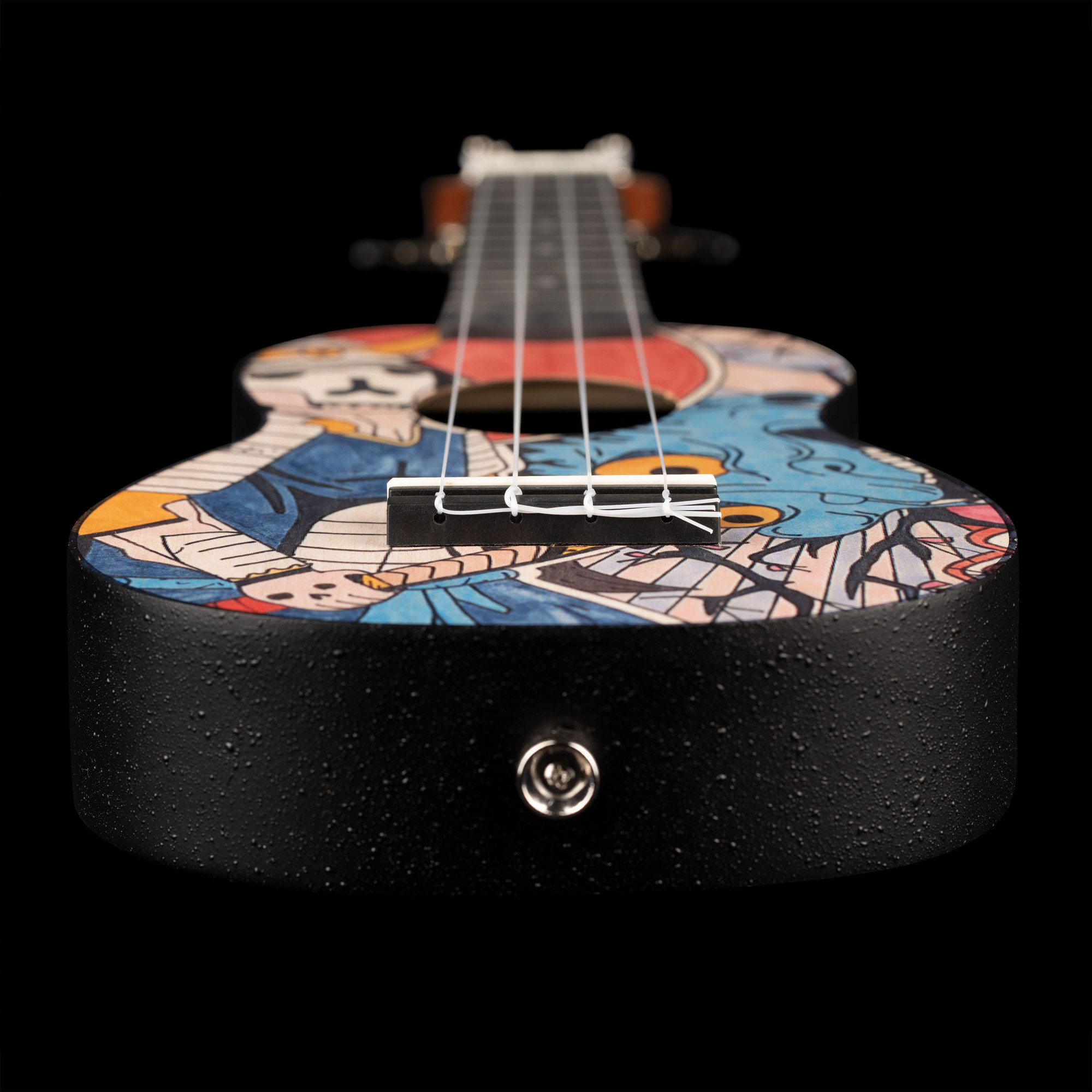 KEIKI K2 Serie Sopran Ukulele Set - Agathis / ABS Samurai (K2-SR)