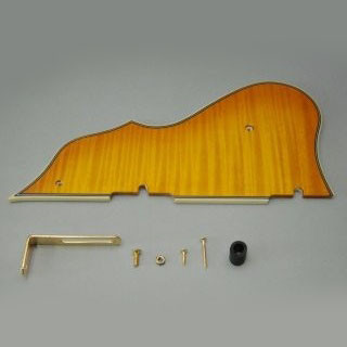 IBANEZ pickguard - Artcore flamed maple Amber Gold Bracket (4PG12A0002)
