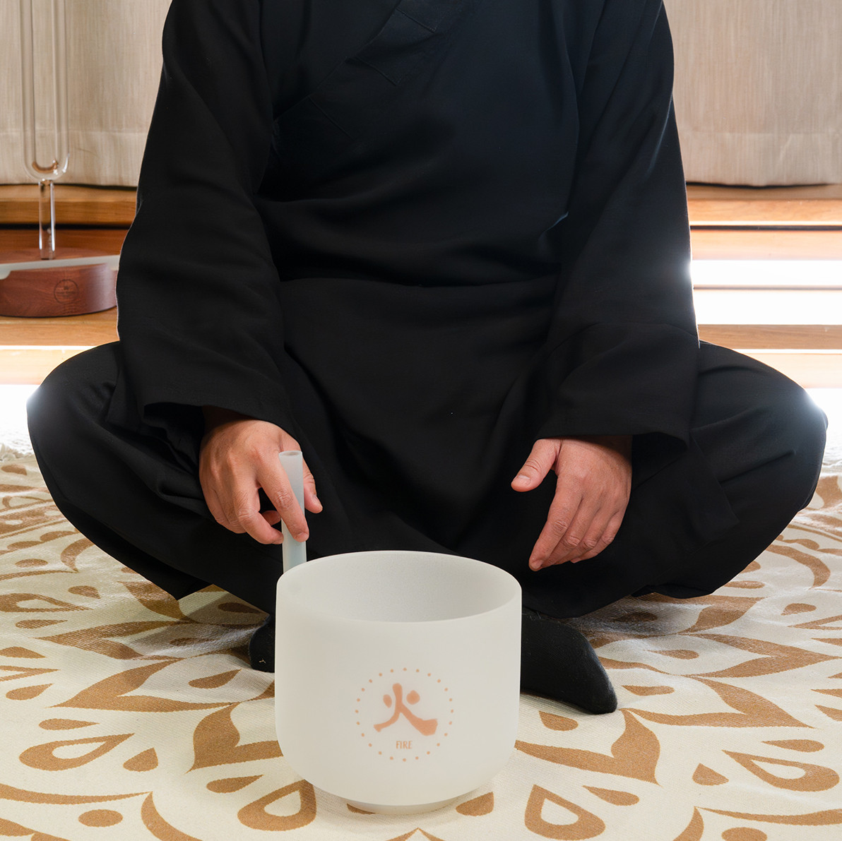 Meinl Sonic Energy 8" TCM Crystal Singing Bowl, Feuer 384 Hz (TCMCSB8-F)