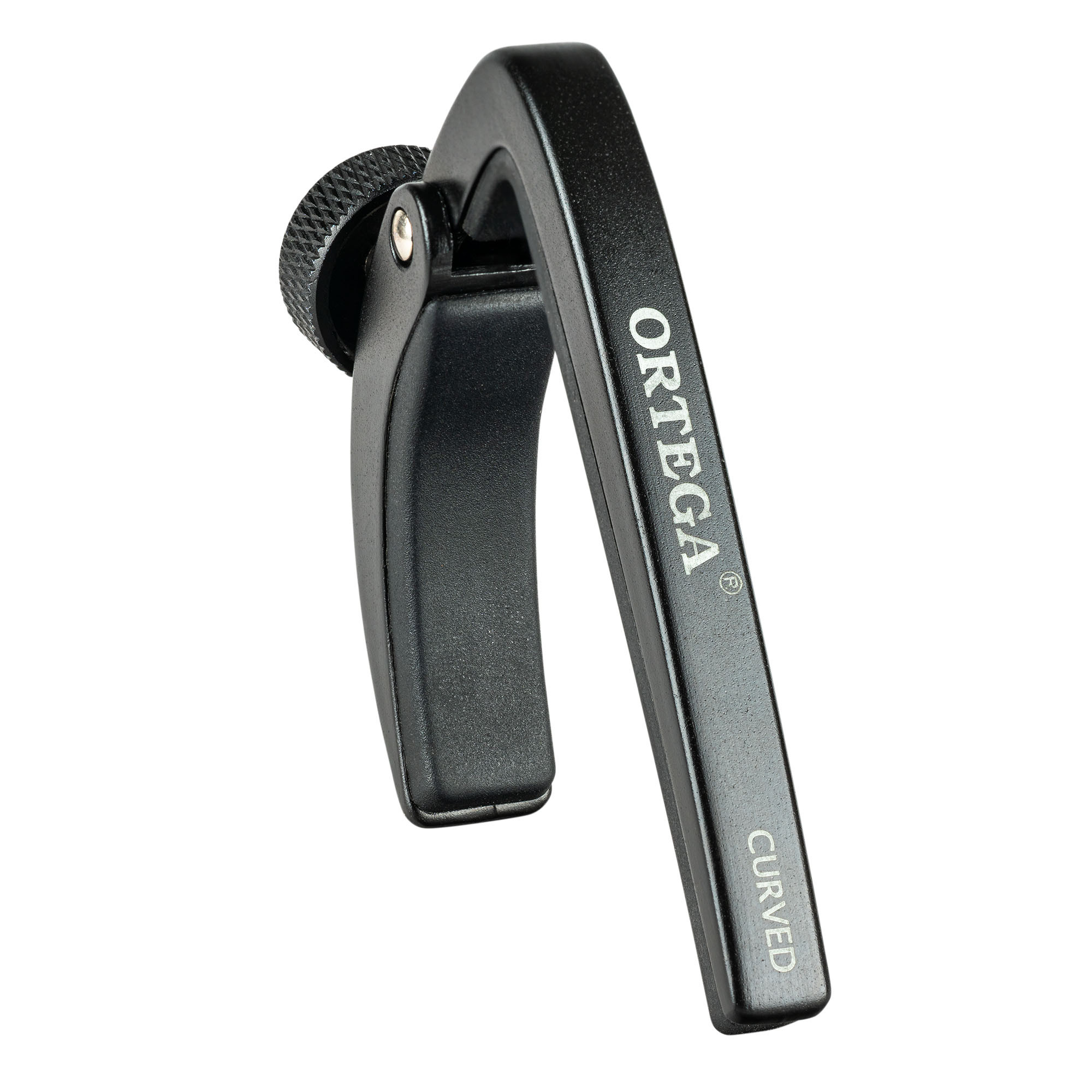ORTEGA Pro Series Curved Capo - Schwarz (OCAPOPROCV-BK)