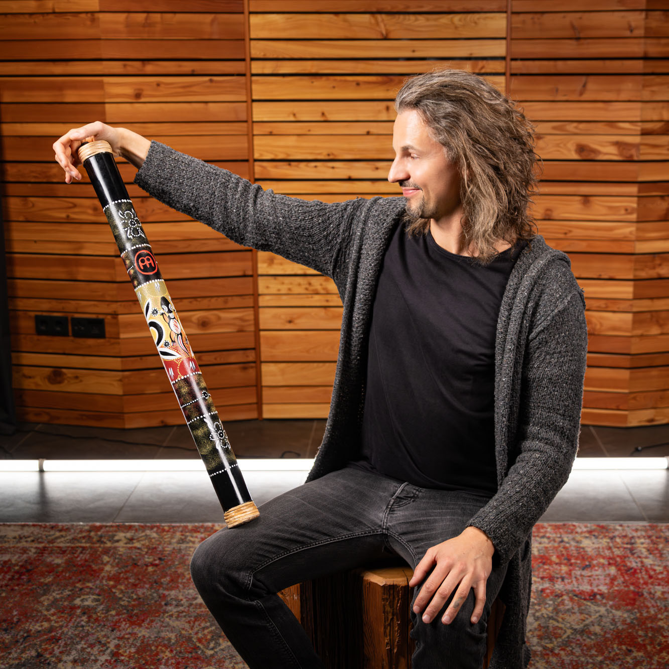 MEINL Percussion Wood Series Rainstick - 31 1/2" (RS1BK-M/L)