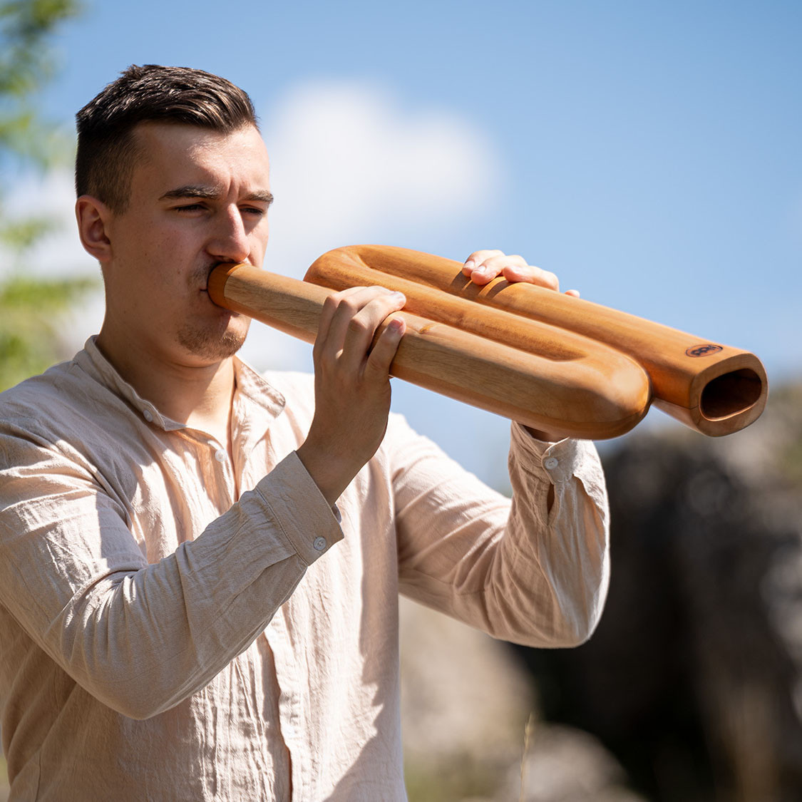 Meinl Sonic Energy Z-shaped  Didgeridoo - C Stimmung - Natur (DDPROFZC)