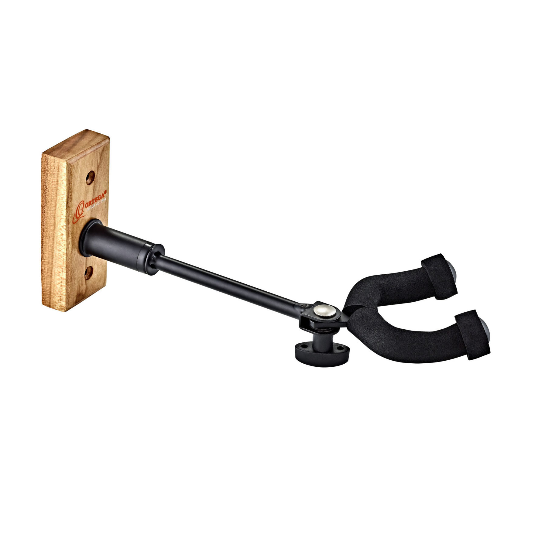 ORTEGA Adjustable Guitar Wall Hanger - Walnut (OGHAD-1WN)
