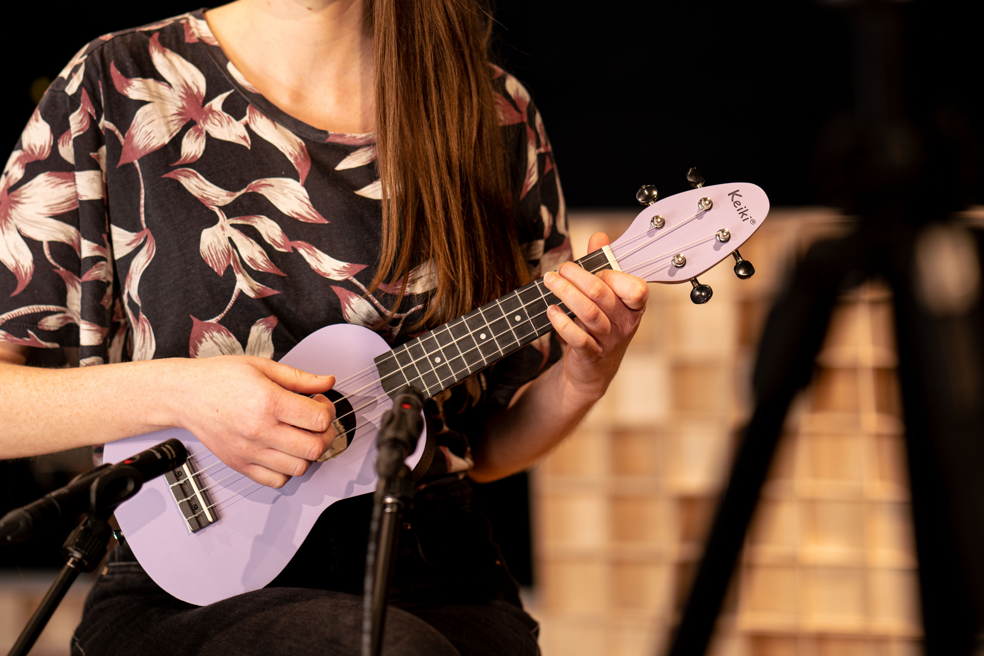 KEIKI K2 Serie Sopran Ukulele Set - Agathis / ABS Lavender Field (K2-LAF)