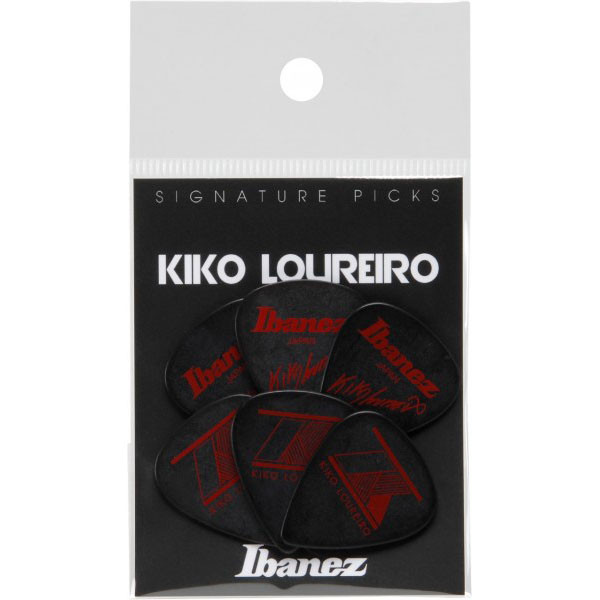 IBANEZ Kiko Loureiro Signature Picks - 6er Pack (B1000KL-BK)