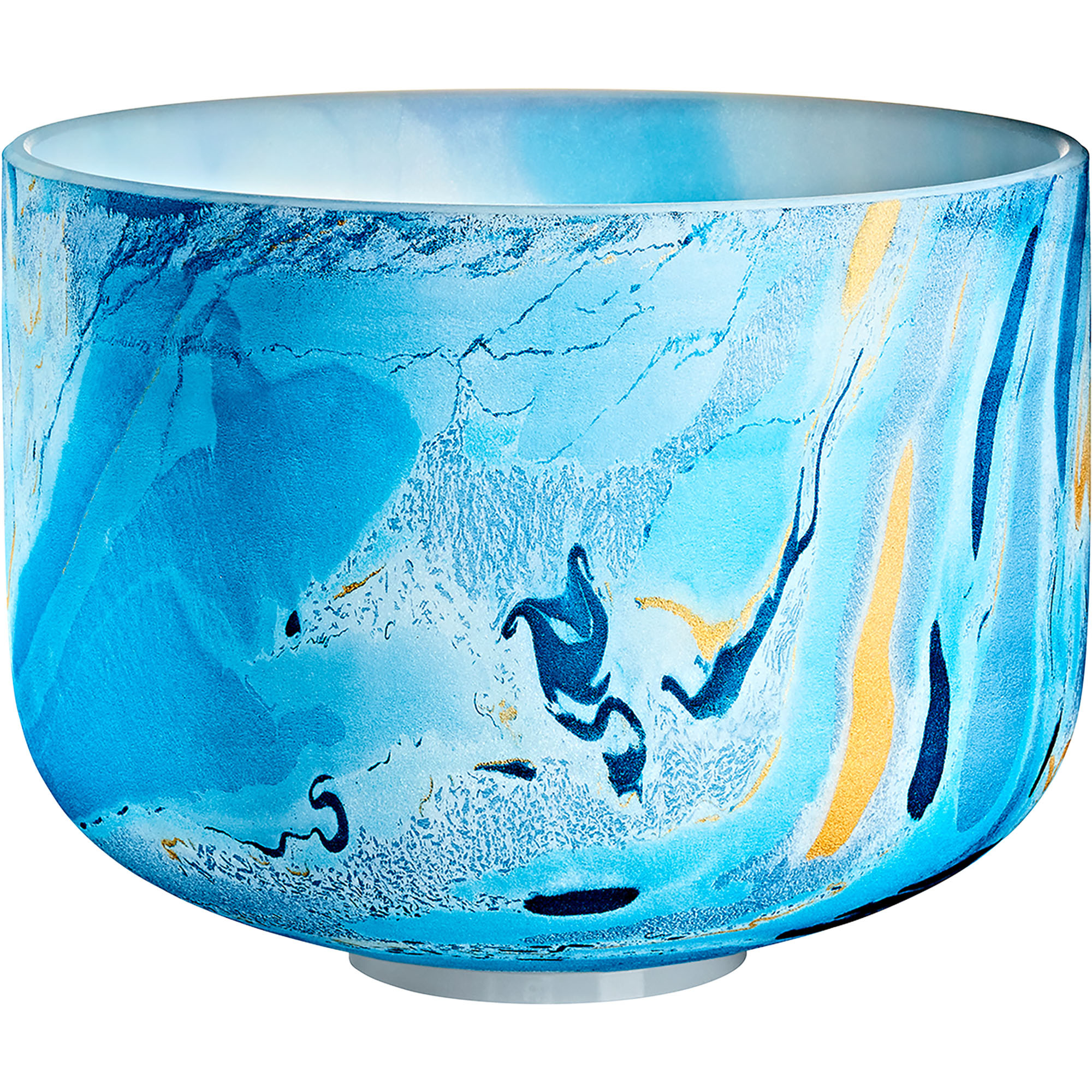Meinl Sonic Energy 10" Marble Crystal Singing Bowl A4, Dark Blue, 432 Hz, Brow Chakra (MCSB10A)