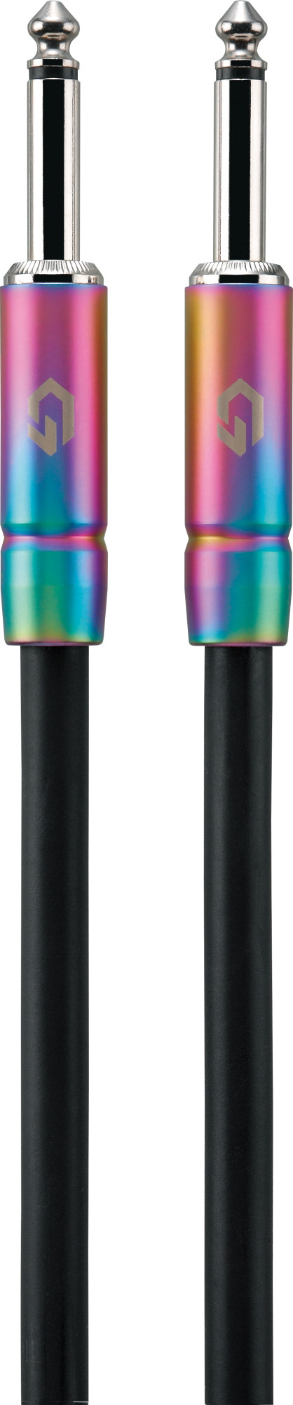 IBANEZ GLIDELINE Serie Instrumentenkabel 6,10 m 2 gerade Stecker, schwarz (GL20)