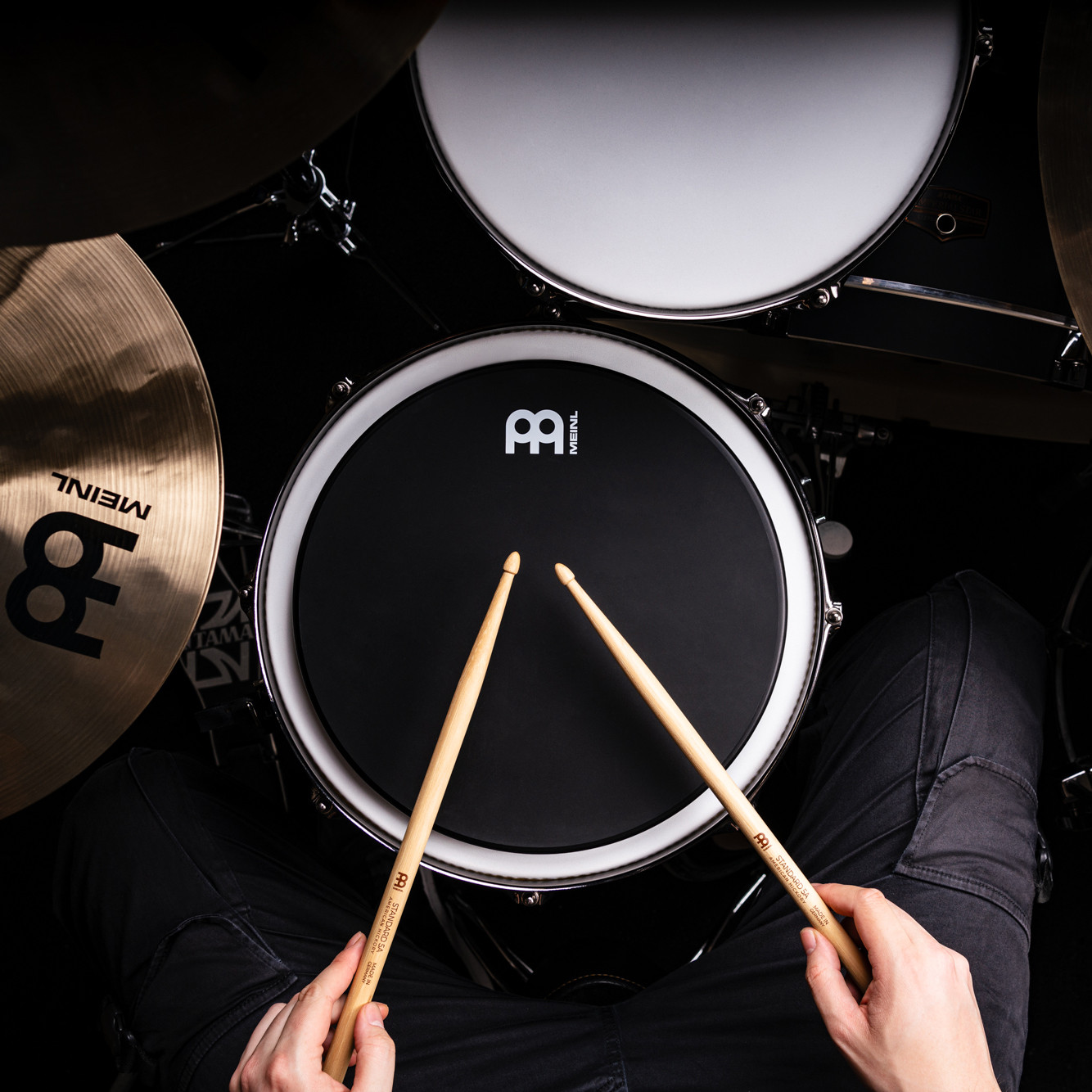 MEINL Cymbals 12" Practice Pad - Black (MPP-12-BK)