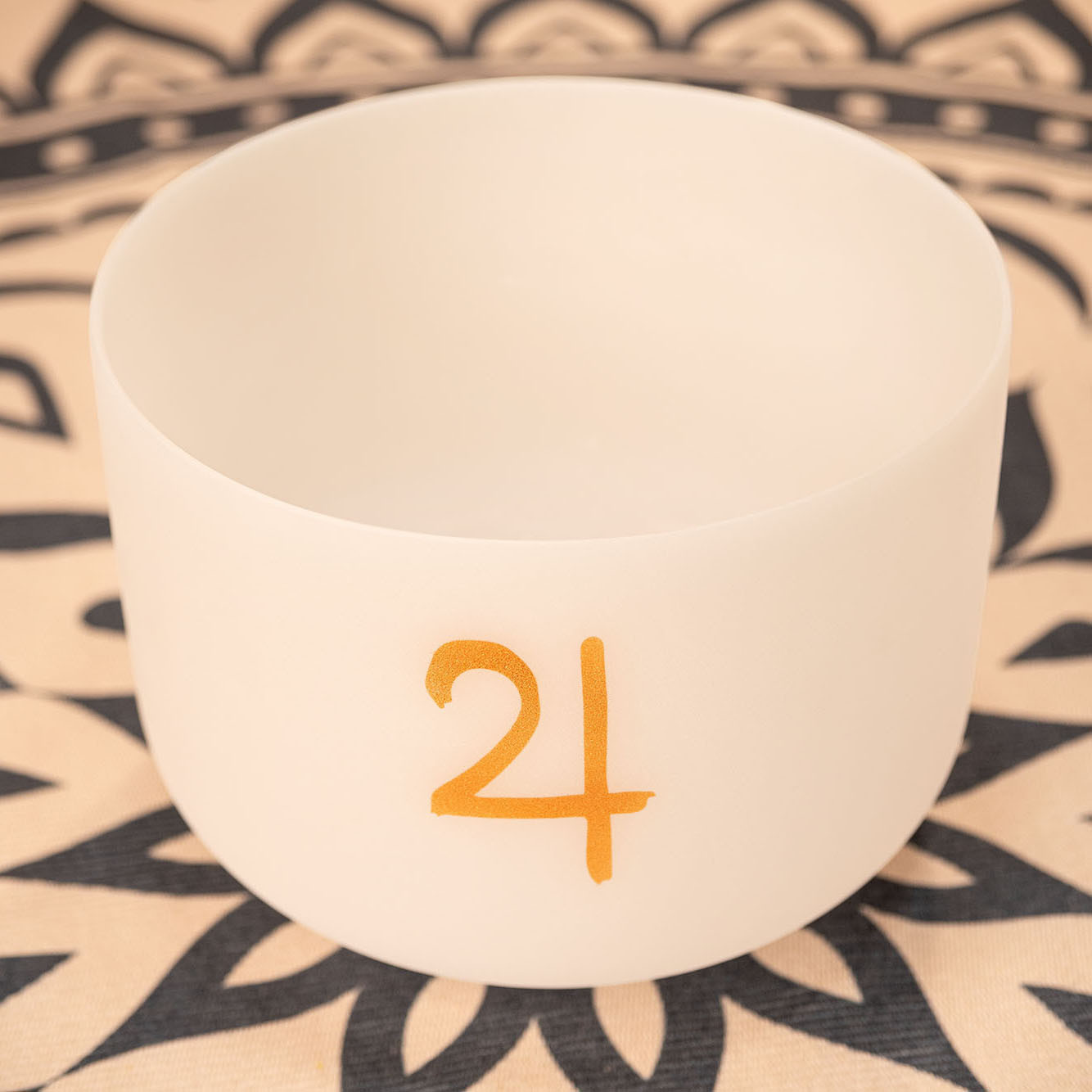 Meinl Sonic Energy 12" Planetary Tuned Crystal Singing Bowl, Jupiter 183.58 Hz (PCSB12J)