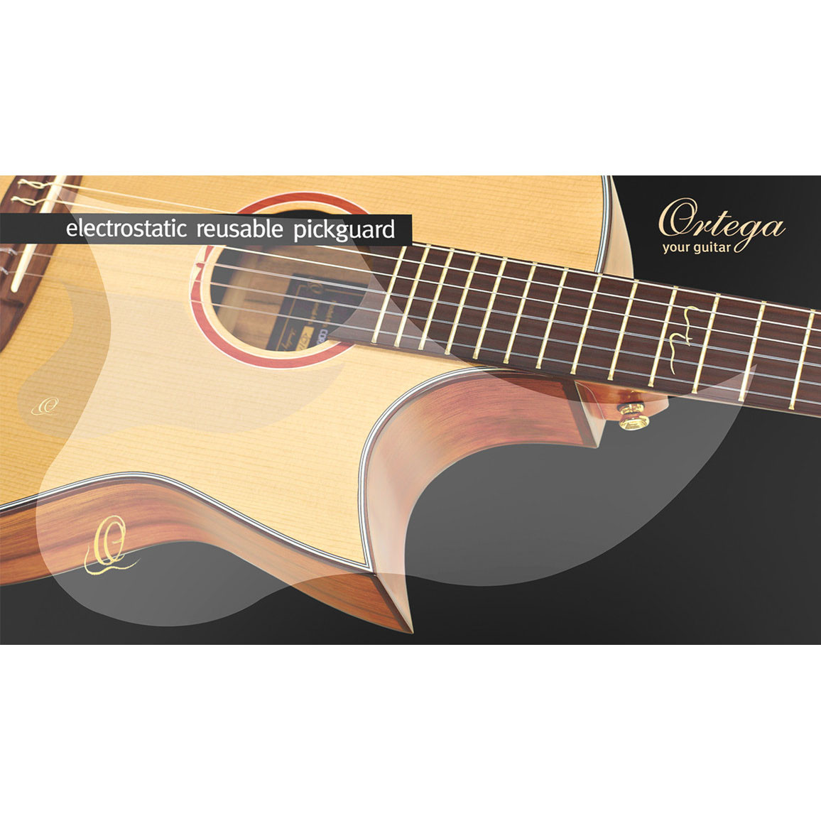 ORTEGA Pickguard Protection Foil - Transparent (OERP)